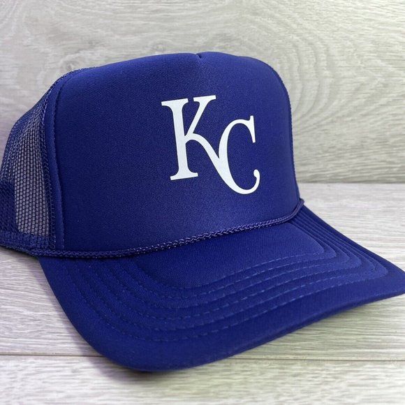 VINTAGE KANSAS CITY ROYALS TRUCKER HAT / 4.99 SHIPPING - Picture 1 of 2